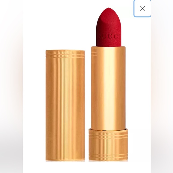 Full Size Gucci Rouge A Levres Satin- 502 Essie Scarlet Lipstick - Picture 1 of 4